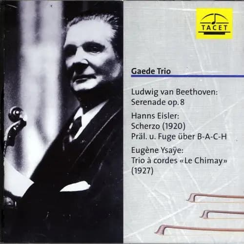 Okładka płyty Beethoven, Eisler, Ysaÿe - Serenade Op. 8