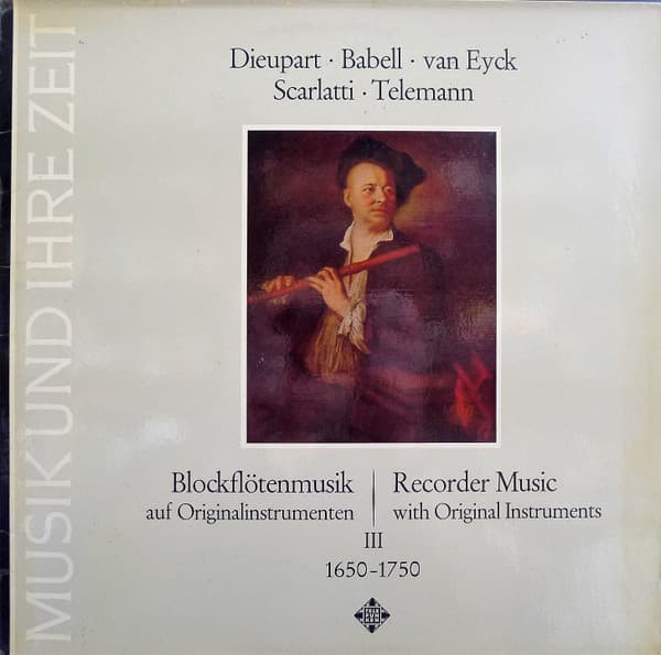 Okładka płyty Dieupart, Babell, Telemann - Blockflötenmusik