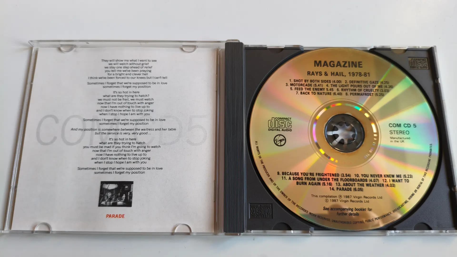 Główne zdjęcie - Magazine - Rays & Hail 1978 - 1981