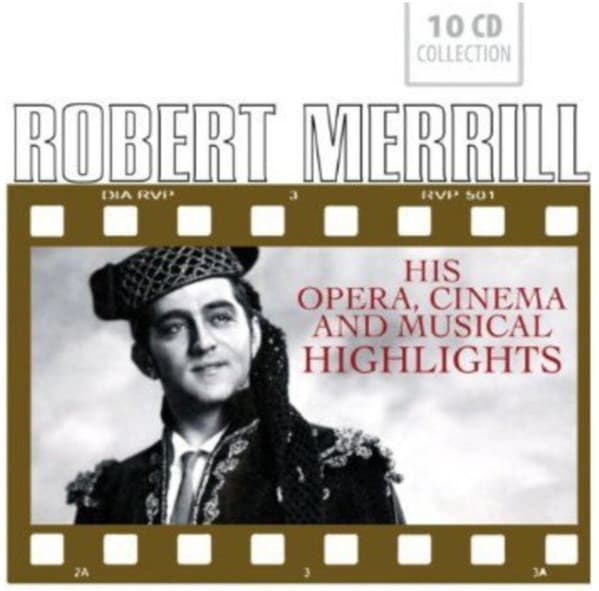 Okładka płyty Robert Merrill - His Opera, Cinema And Musical Highlights BOX10CD
