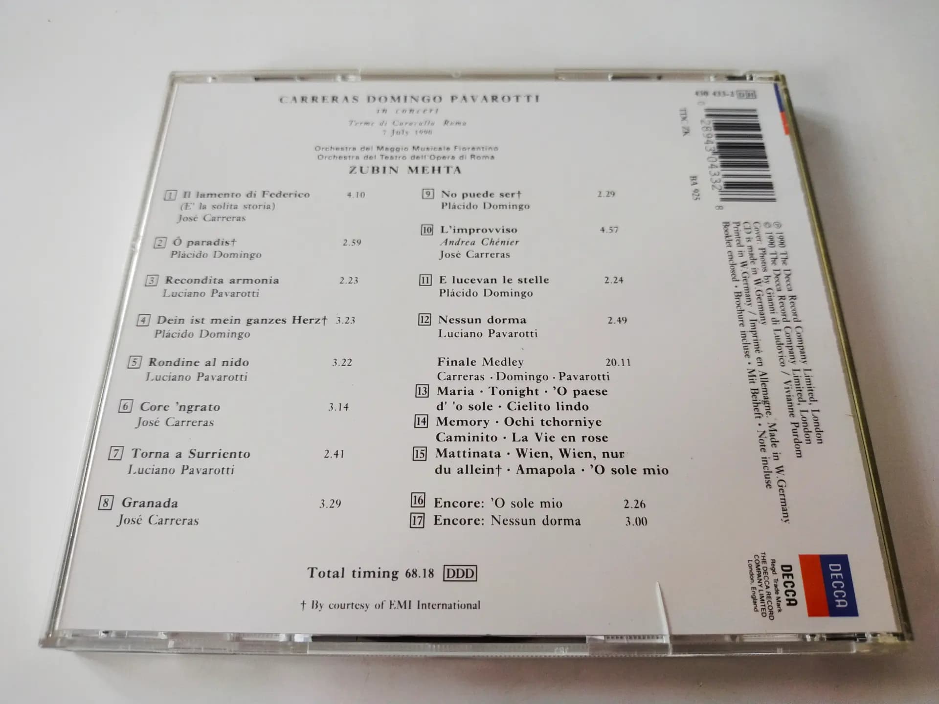 Główne zdjęcie - Carreras, Domingo, Pavarotti, Mehta - In Concert