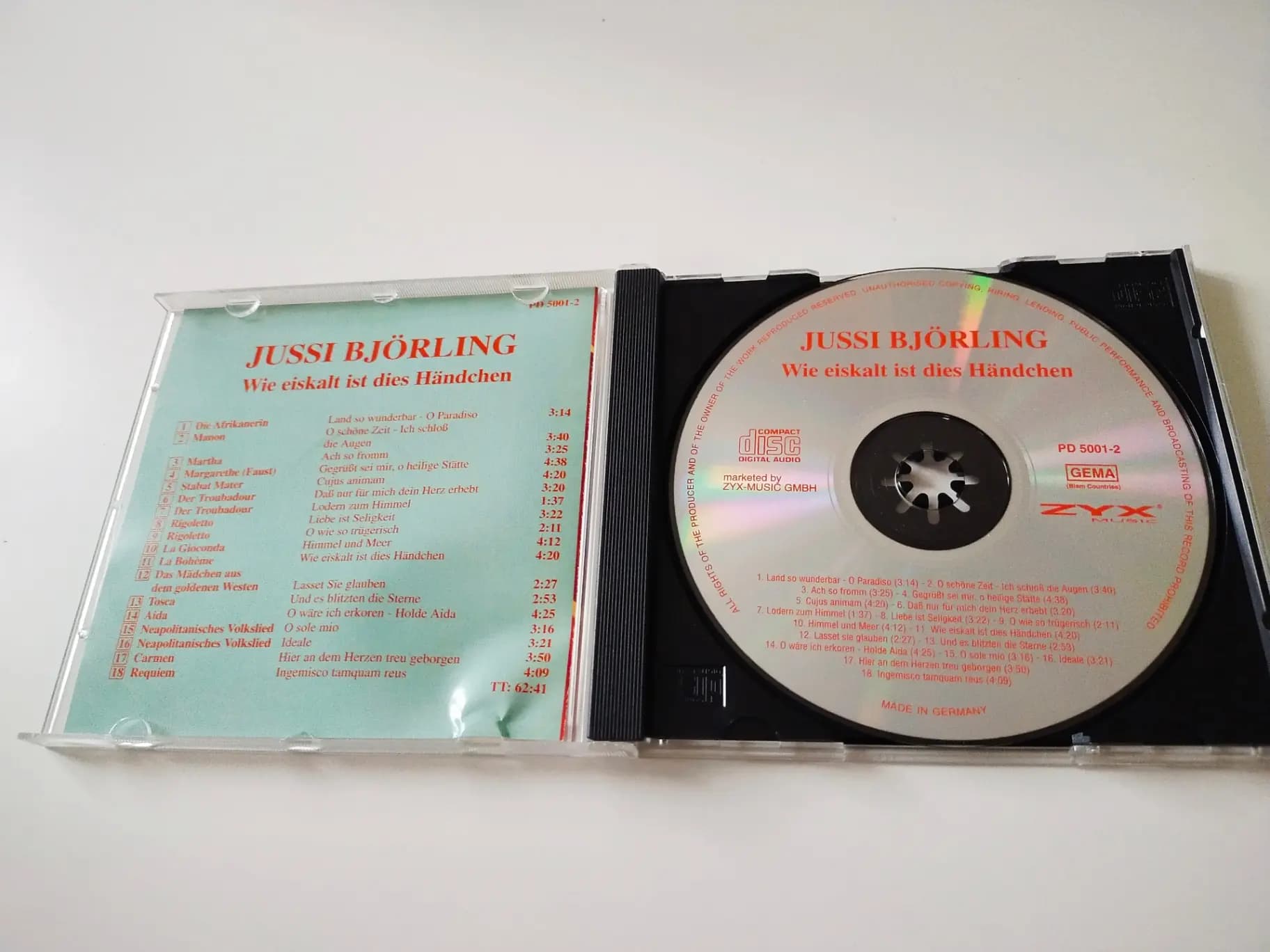 Główne zdjęcie - Jussi Björling - Wie eiskalt ist dies Händchen