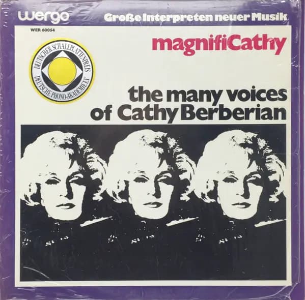 Okładka płyty Cathy Berberian - MagnifiCathy 