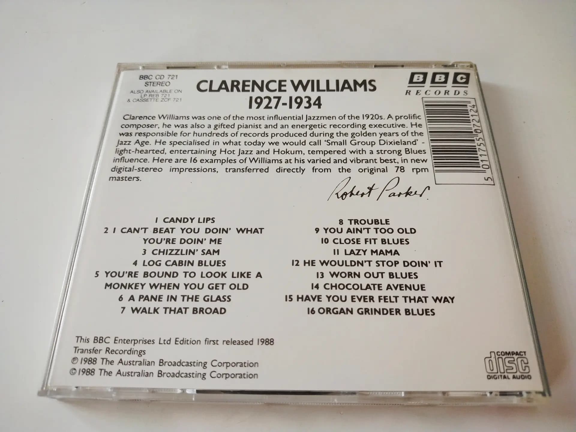 Główne zdjęcie - Williams - Clarence Williams (Great Original Performances 1927 To 1934)