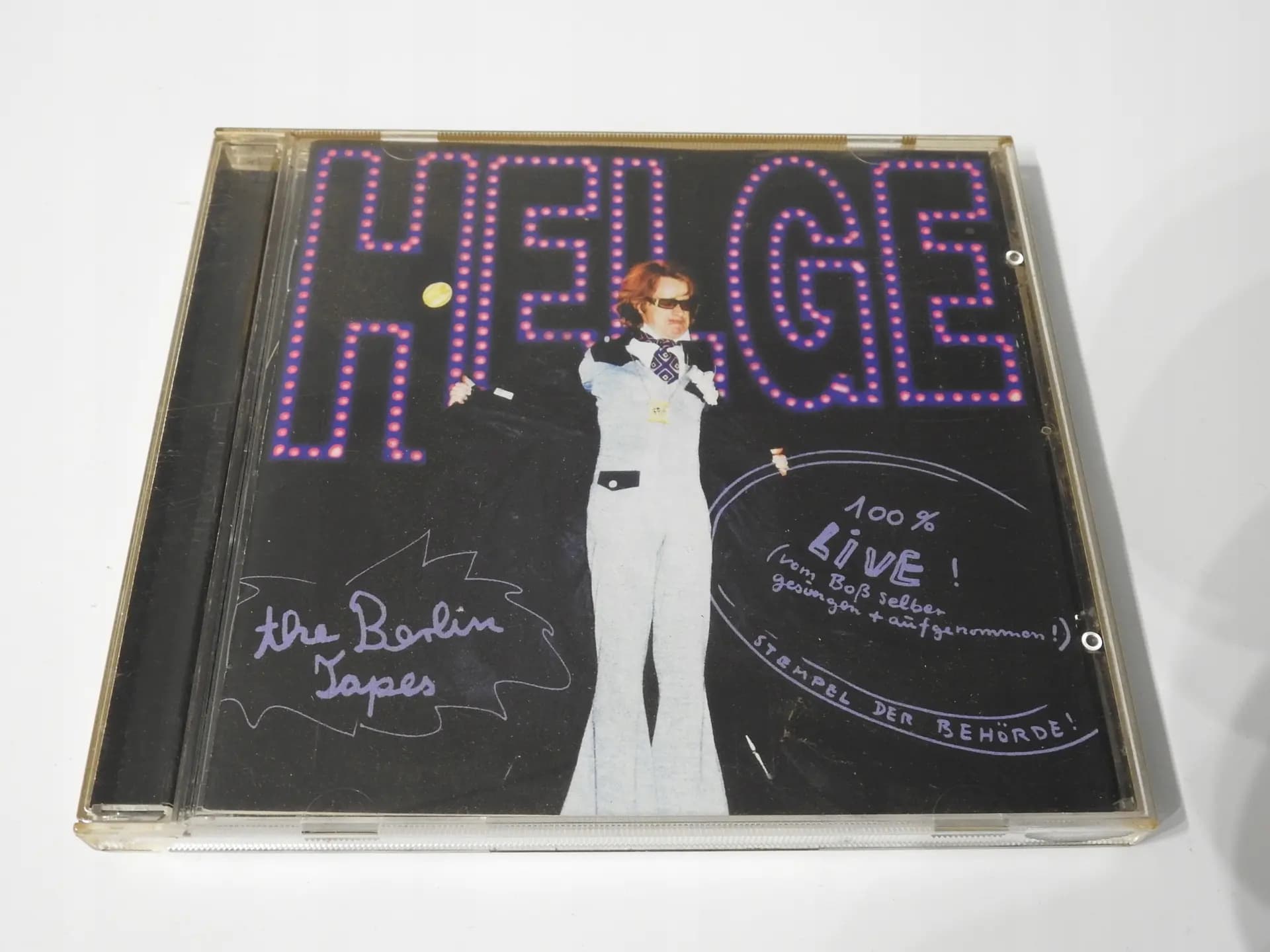 Okładka płyty Helge Schneider - Helge Live (The Berlin Tapes)