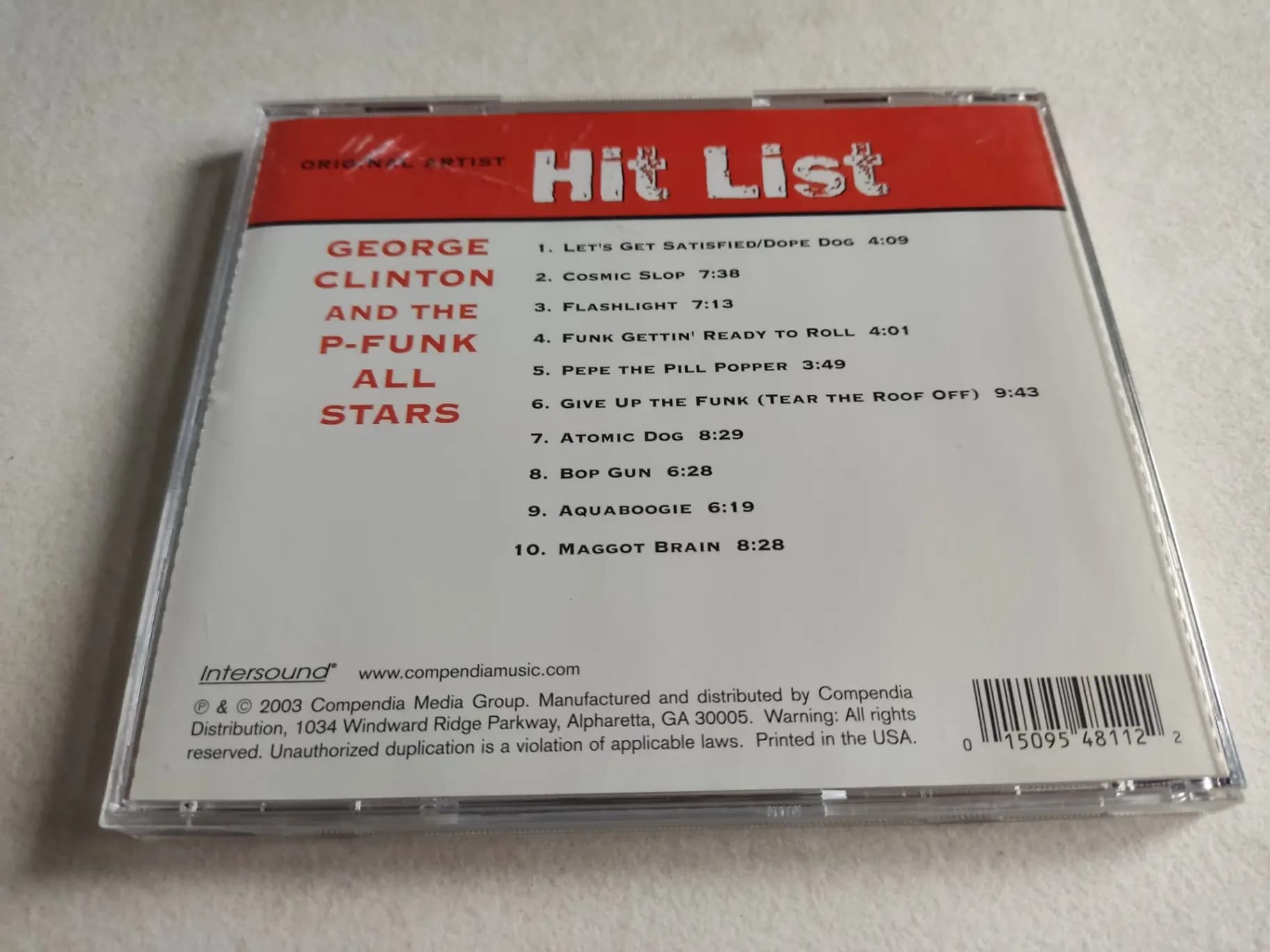 Główne zdjęcie - George Clinton, P-Funk All Stars - Original Artist Hit List