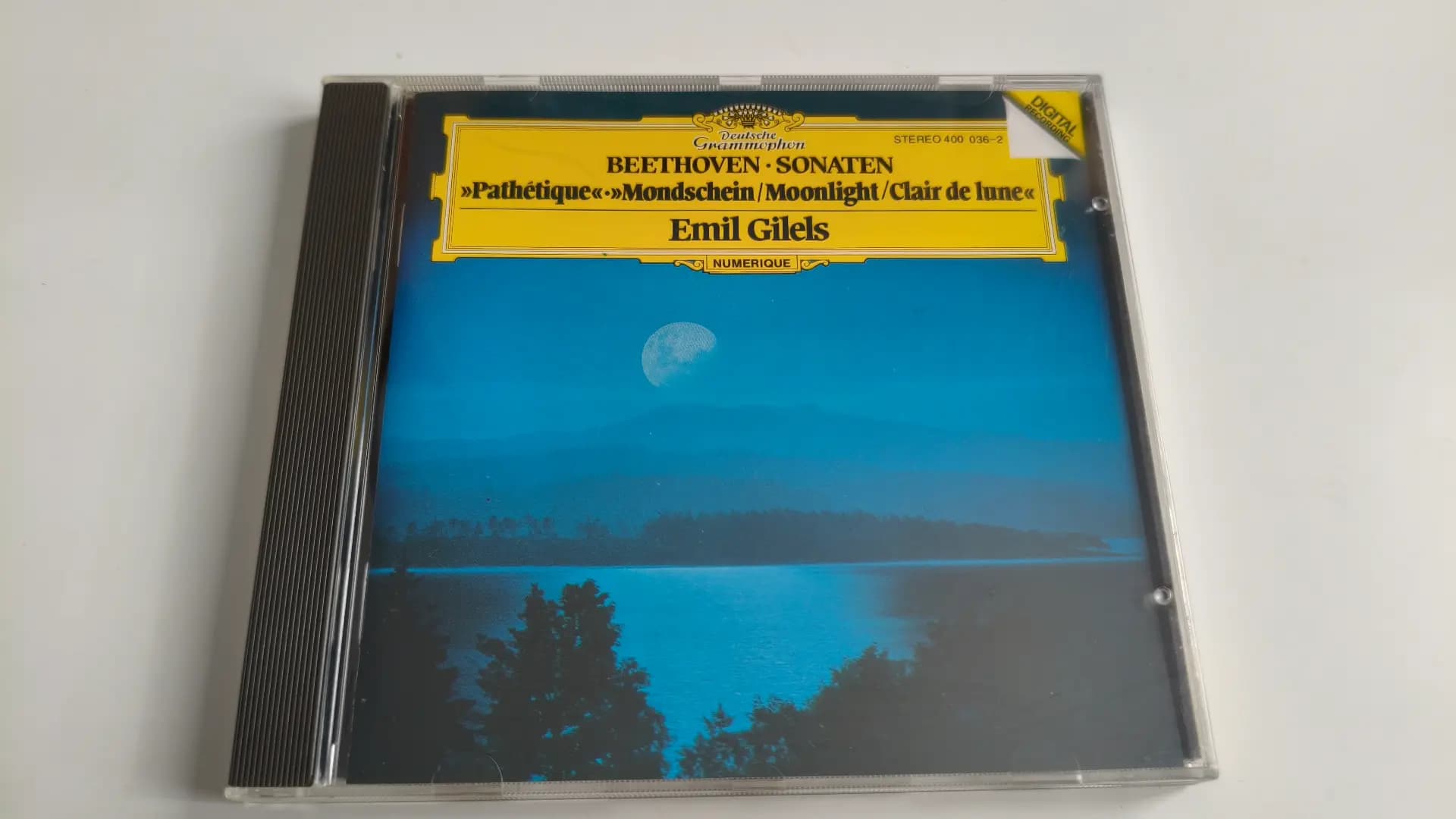 Okładka płyty Beethoven, Gilels - Sonaten  Pathétique  Mondschein = Moonlight
