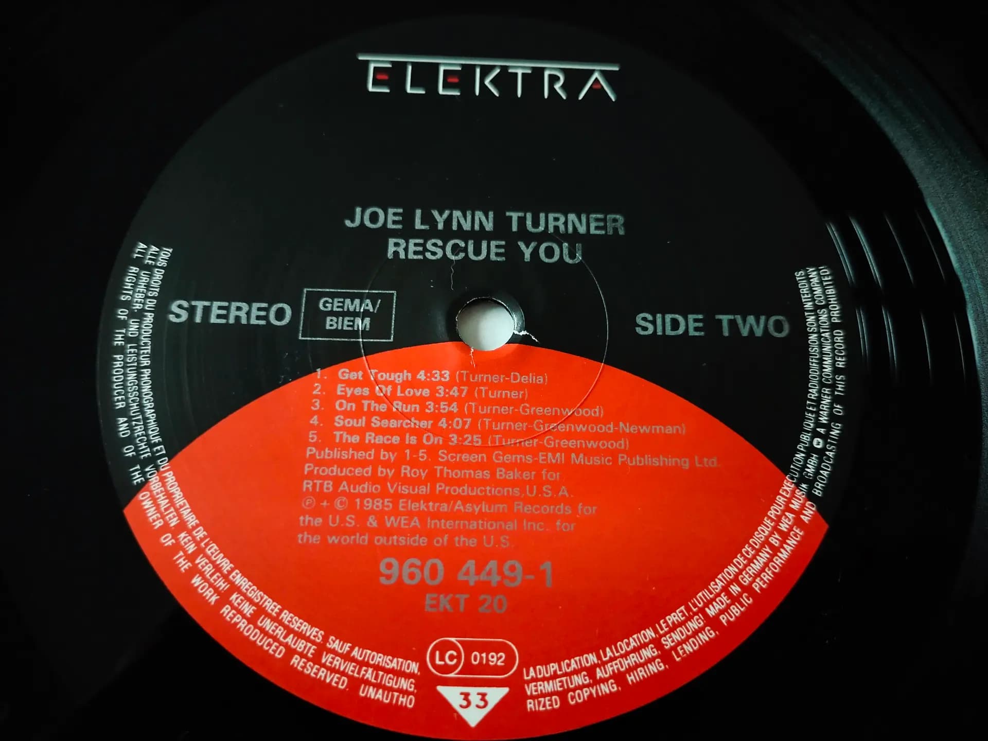 Główne zdjęcie - Joe Lynn Turner - Rescue You