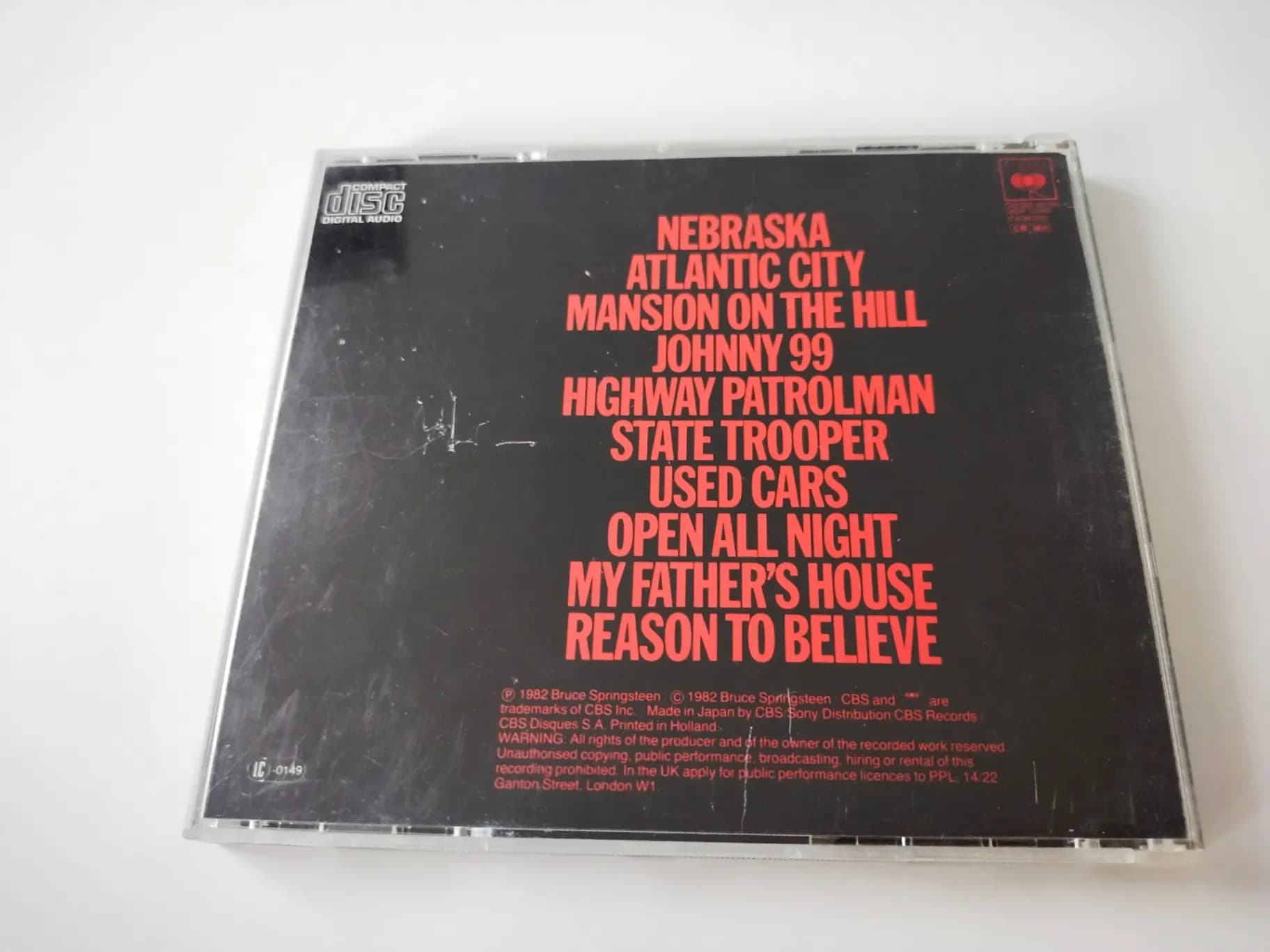 Główne zdjęcie - Bruce Springsteen - Nebraska