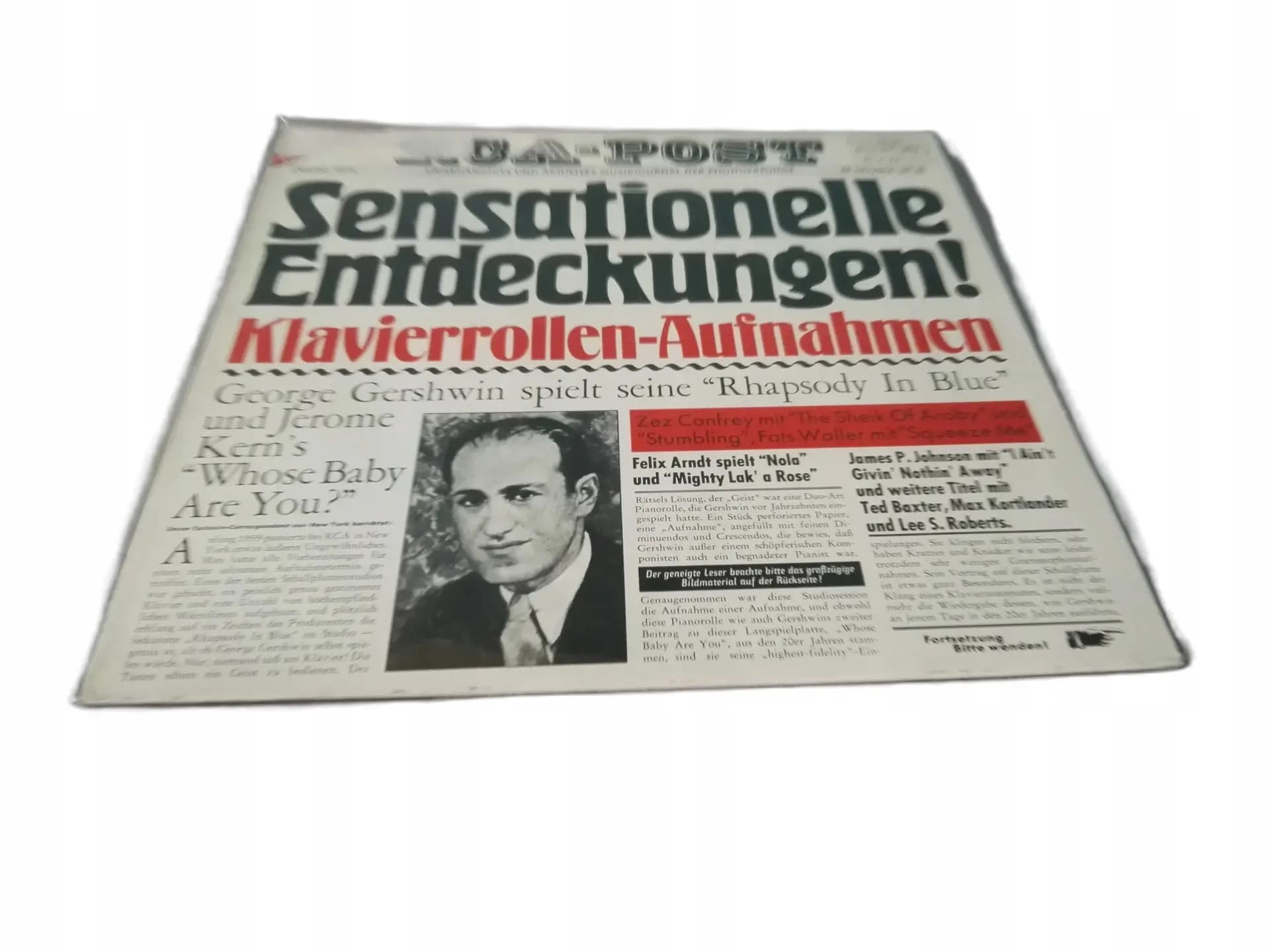 Główne zdjęcie - Various - Sensationelle Entdeckungen! Klavierrollen-Aufnahmen