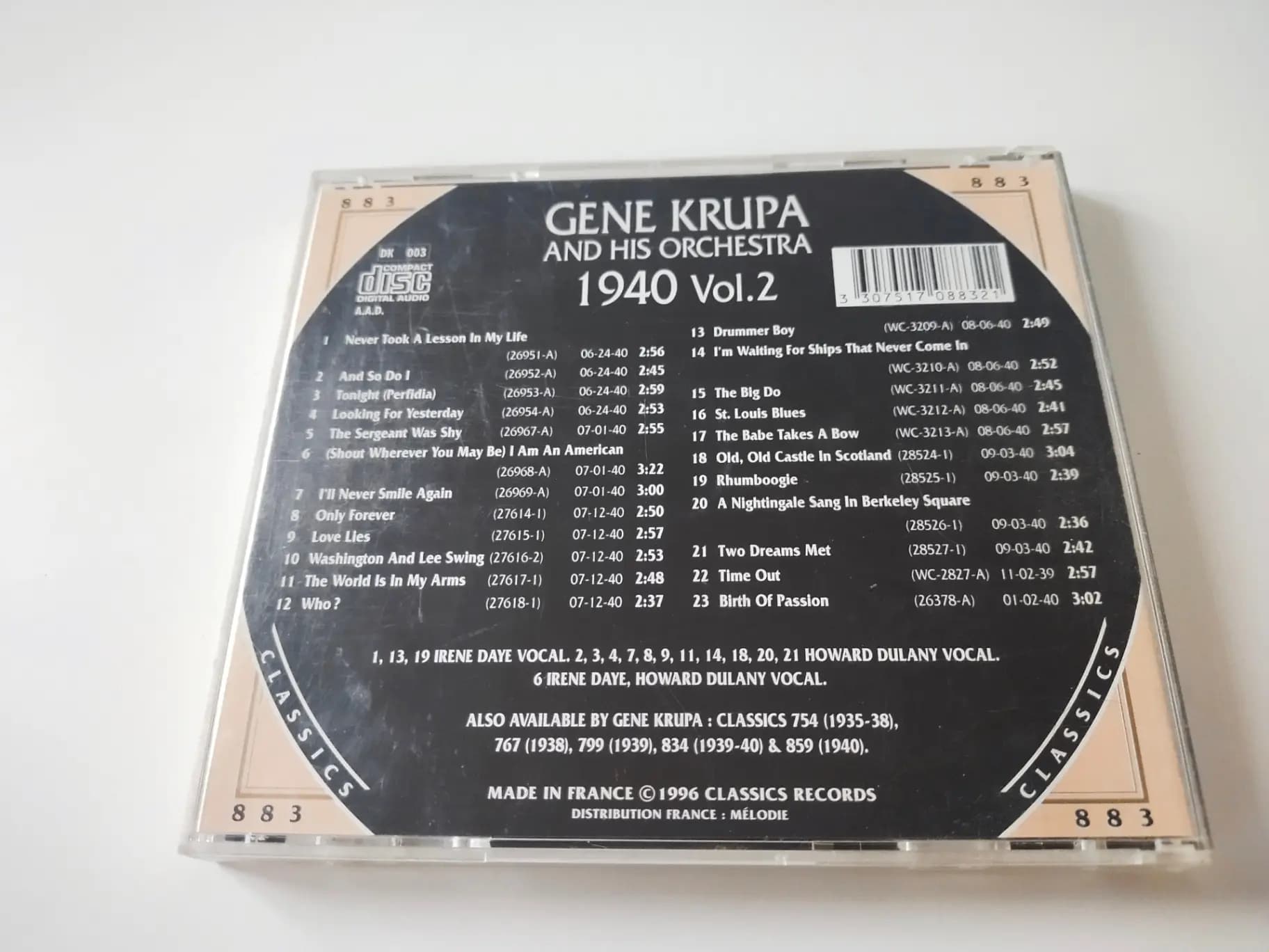 Główne zdjęcie - Gene Krupa And His Orchestra - 1940 Vol. 2