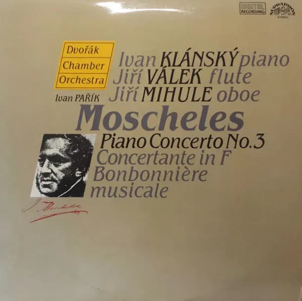 Okładka płyty Moscheles, Pařík - Piano Concerto N3