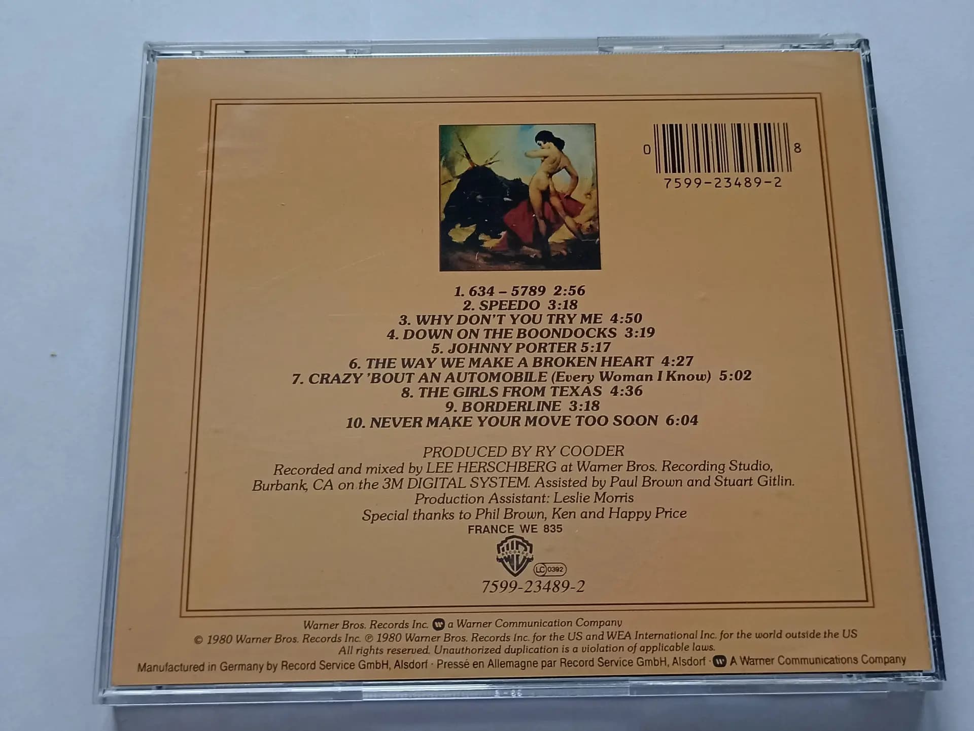 Główne zdjęcie - Ry Cooder - Borderline