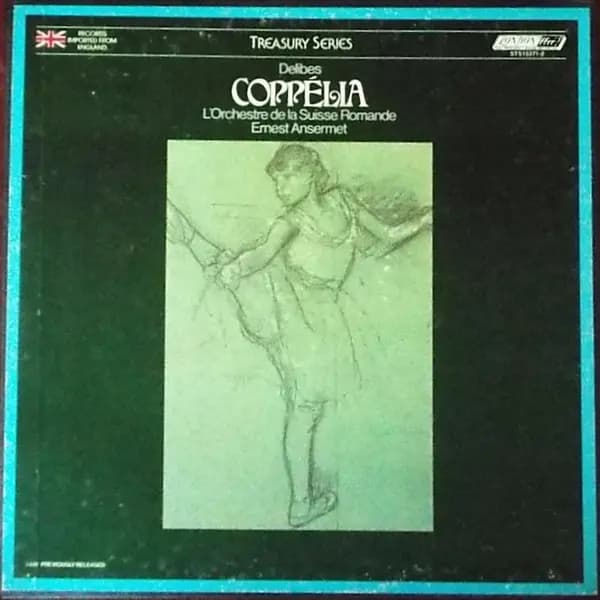 Okładka płyty Delibes, Ansermet, L'Orchestre De La Suisse Romande - Coppélia - Ballet