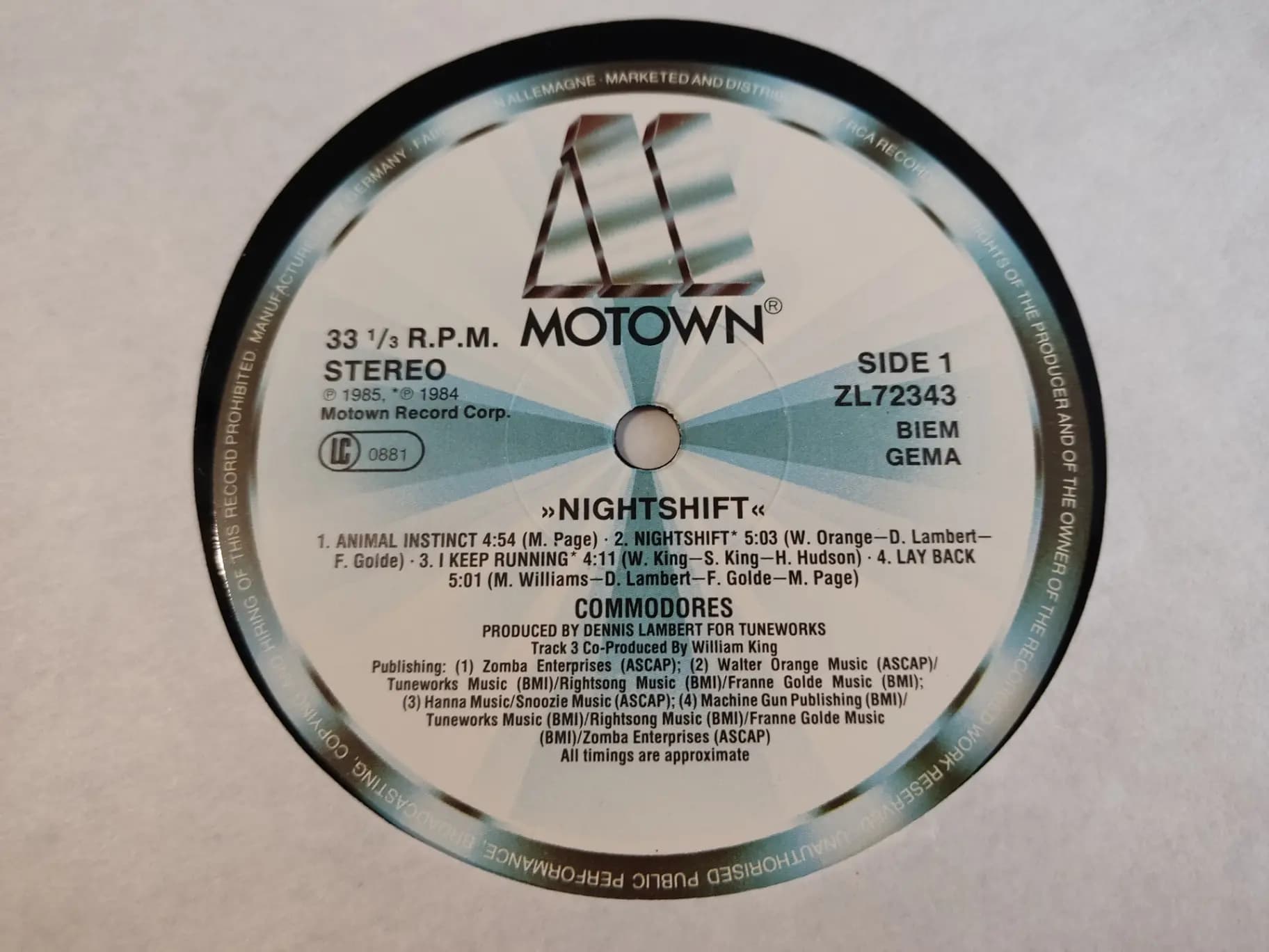 Główne zdjęcie - Commodores - Nightshift
