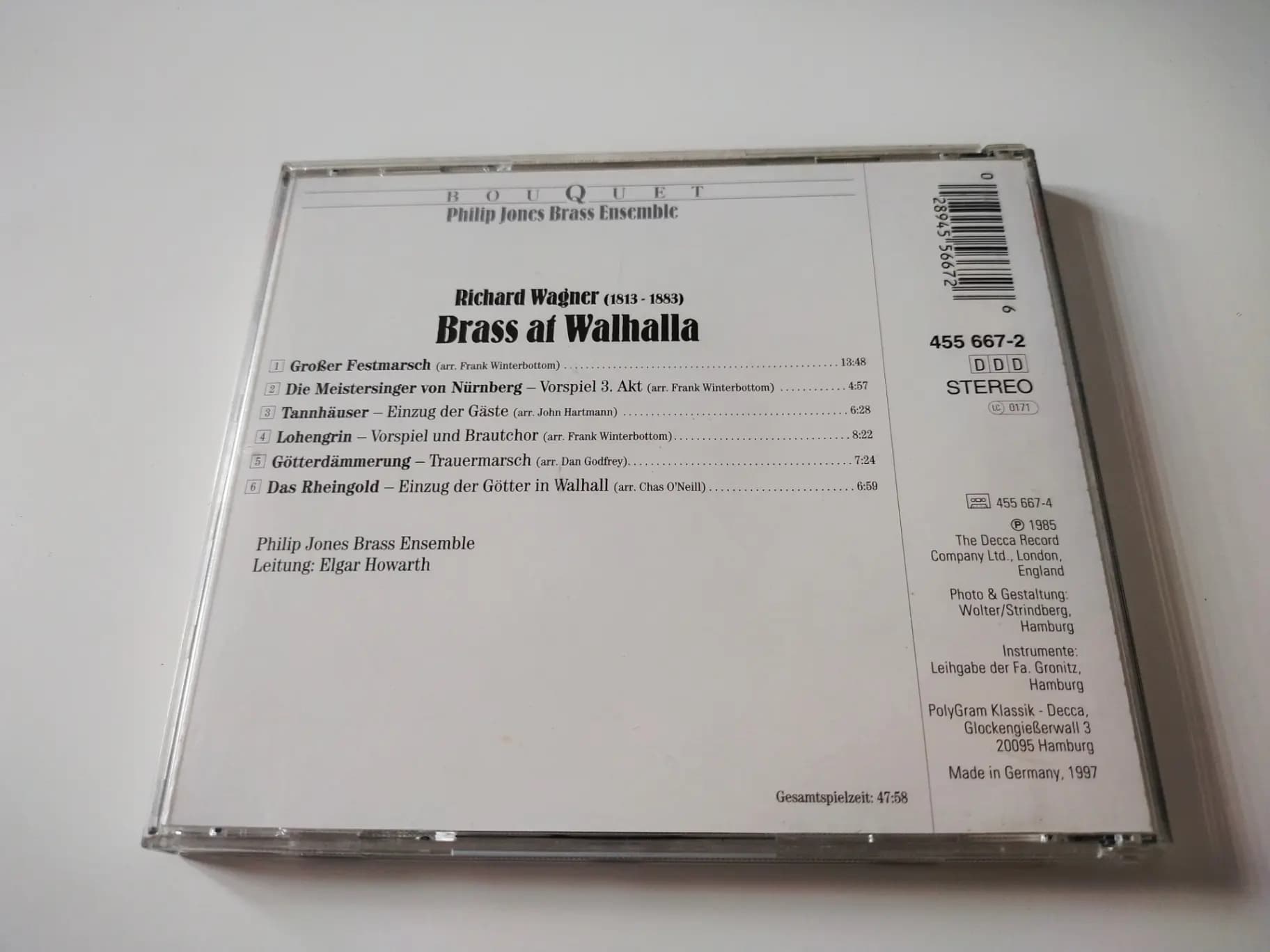 Główne zdjęcie - Wagner, Philip Jones Brass Ensemble - Brass At Walhalla