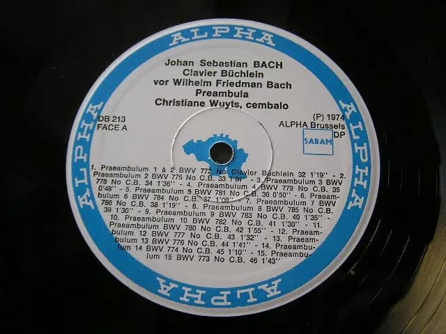 Główne zdjęcie - Bach - Christiane Wuyts - Clavier-Büchlein - Bach - Christiane Wuyts - Clavier-Büchlein