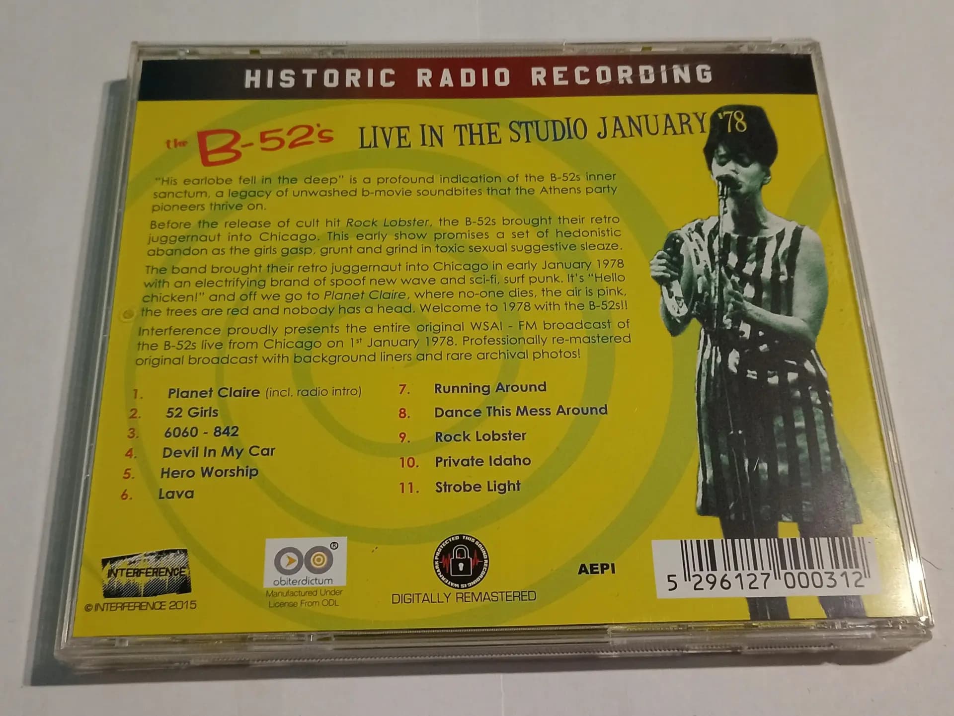 Główne zdjęcie - B-52s - Live In The Studio January 78