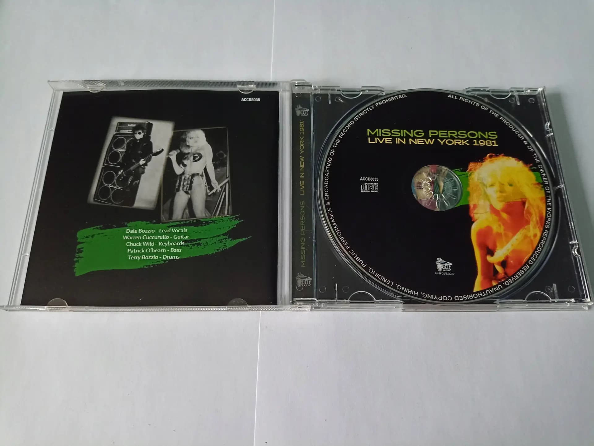 Główne zdjęcie - Missing Persons - Live In New York 1981