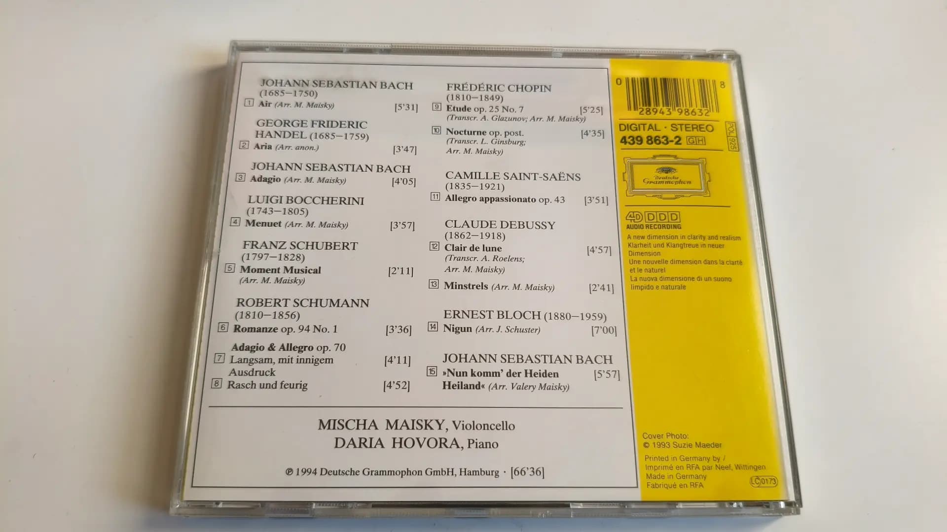 Główne zdjęcie - Mischa Maisky - Cellissimo