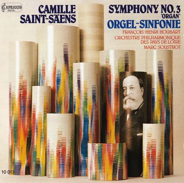 Okładka płyty Saint-Saëns, Houbart, Soustrot - Symphony No.3 'Organ' - Orgel-Sinfonie