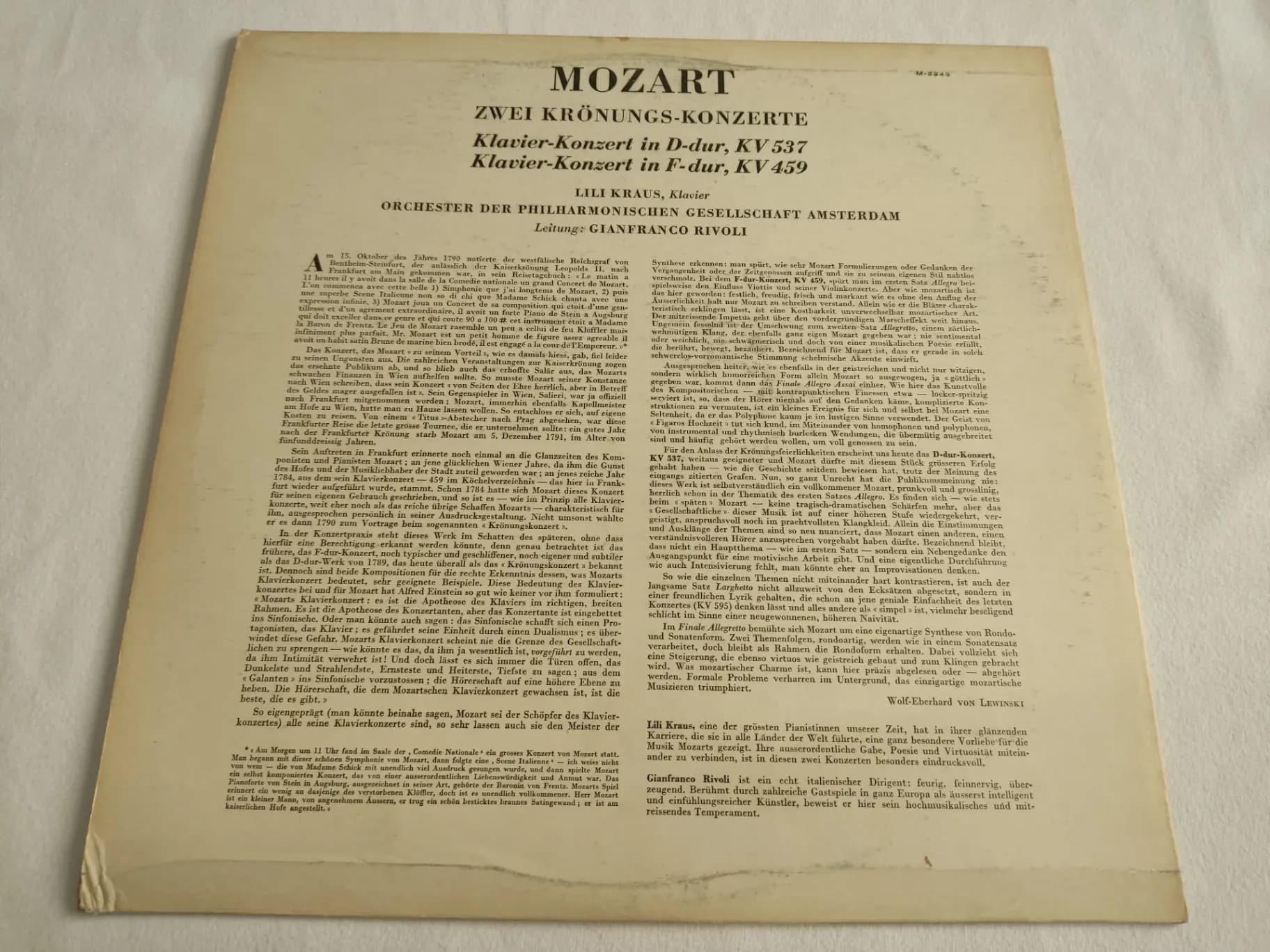 Główne zdjęcie - Wolfgang Amadeus Mozart - Zwei Krönungs-Konzerte (KV 537 Und KV 459)