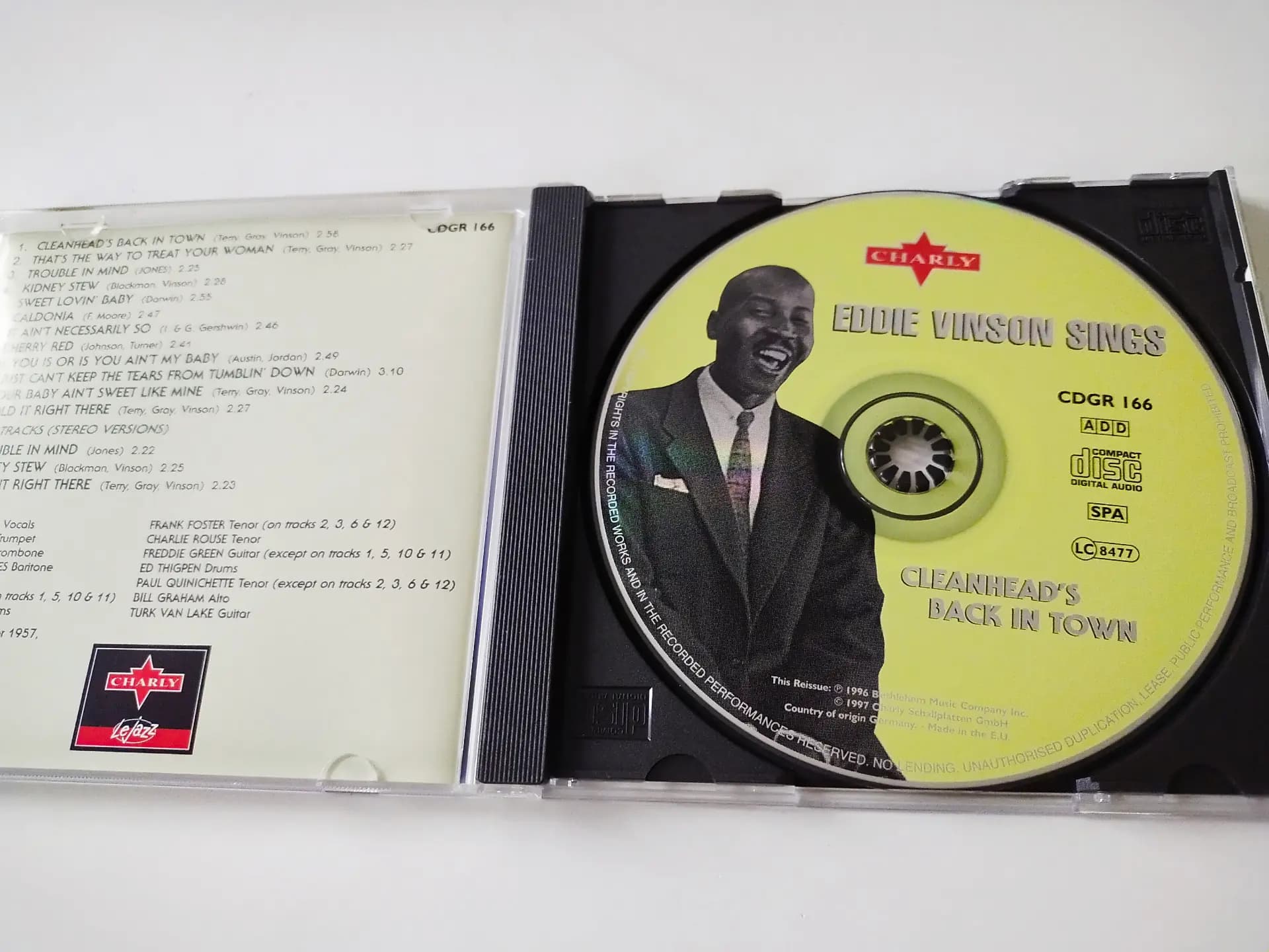 Główne zdjęcie - Eddie "Cleanhead" Vinson - Cleanhead's Back In Town