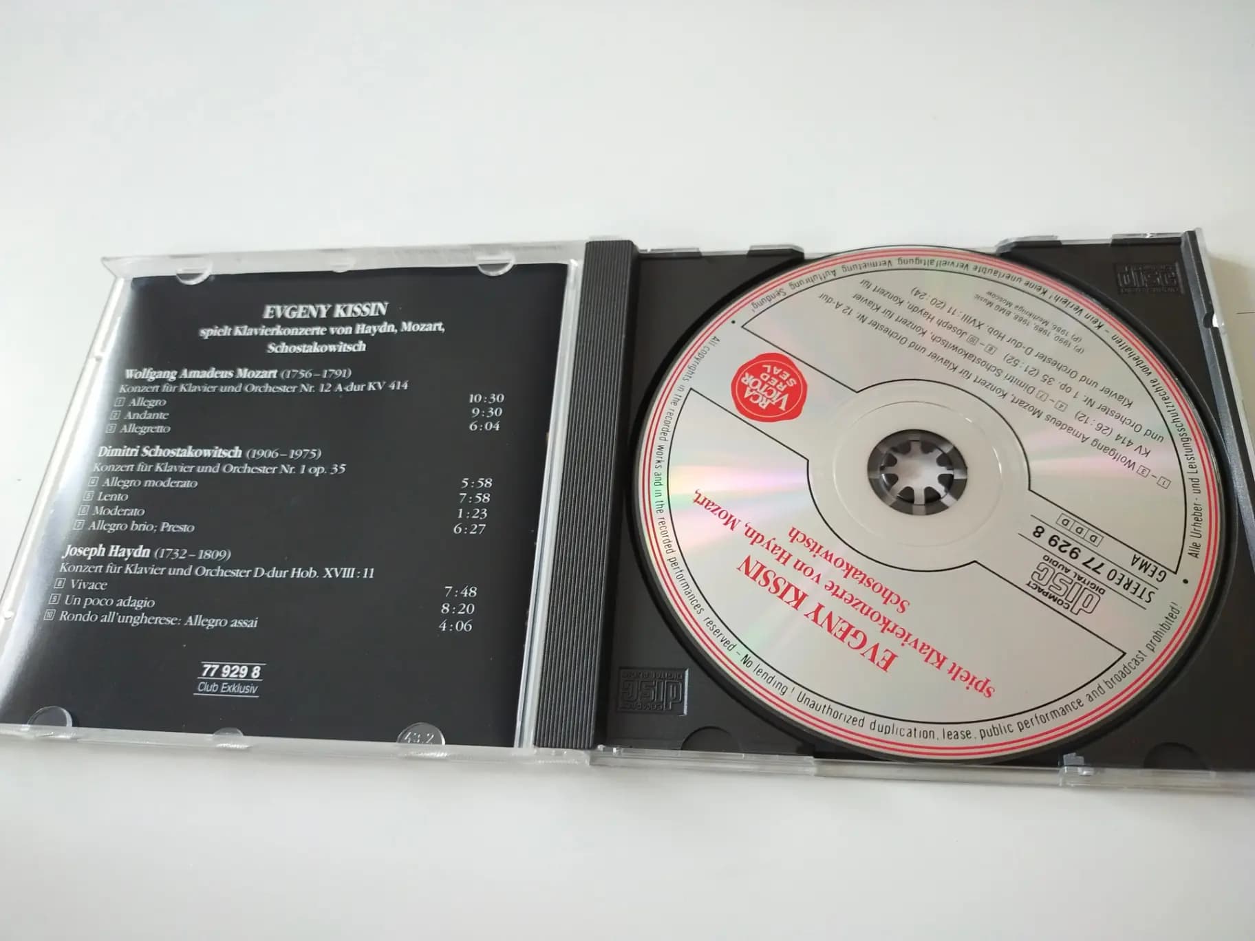 Główne zdjęcie - Mozart, Haydn, Spivakov - Klavierkonzerte