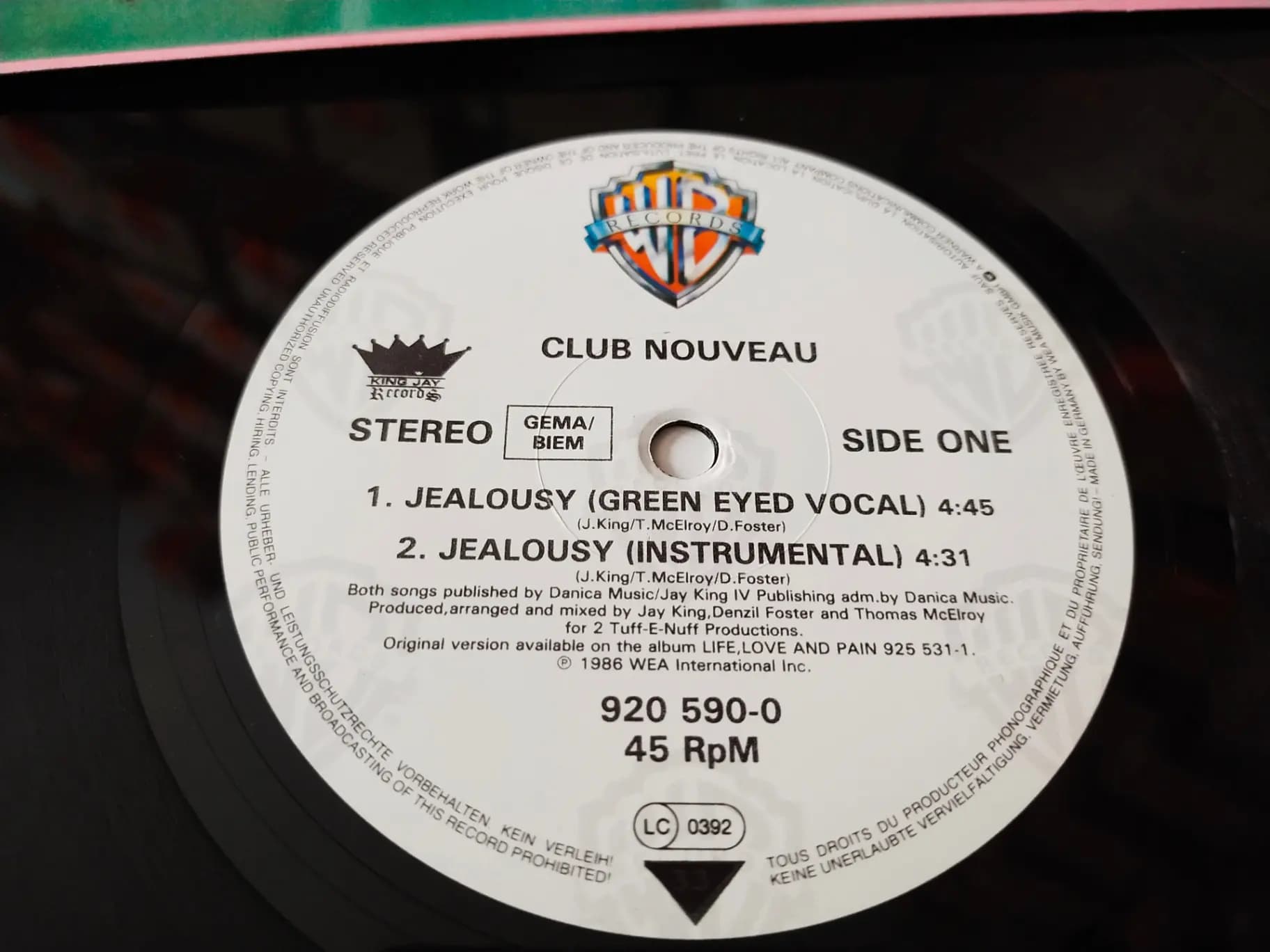 Główne zdjęcie - Club Nouveau - Jealousy